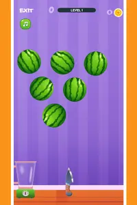 Fruit Shooter - Fruit Cutting Game Screen Shot 1