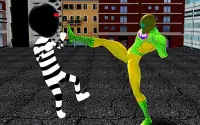 Prison Stick man:Real Superhero Fighting Challenge Screen Shot 15