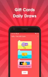 Gifty 🎁 Free Gift Cards Daily Draws Screen Shot 0