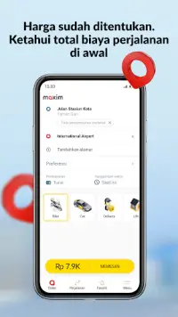 maxim - ojek, transportasi Screen Shot 1