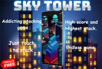 Sky Tower - Stack Endless Game Screen Shot 1