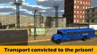 Police Bus Driver 3D: Prison Screen Shot 1