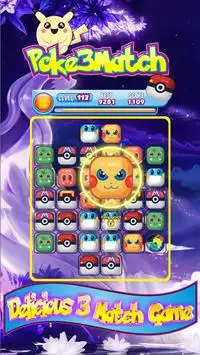 Game Poke 3 Match Screen Shot 2