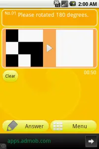 Brain training Rotated Screen Shot 1