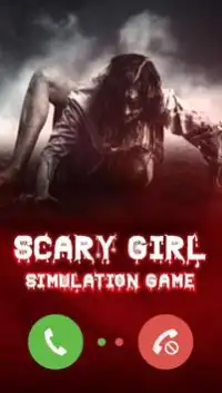 Scary girl call simulation game Screen Shot 1