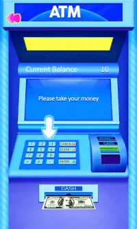 자동 현금 인출기 ATM 시뮬레이터 - 돈 Screen Shot 4