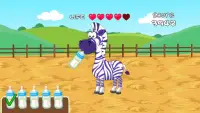 Bella's zebra bayi  - permainan hewan peliharaan Screen Shot 1