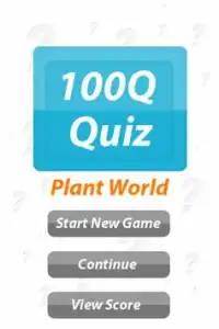 Plant World - 100Q Quiz Screen Shot 0