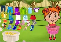 Lili Ironing Washing Dresses Screen Shot 5