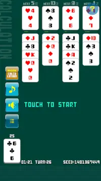 Wizard's Solitaire Calculation Screen Shot 0