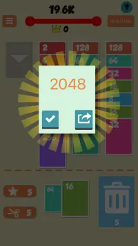 2048 Kartu - Gabungkan Solitaire Screen Shot 8