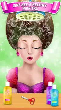 Süper Saç salon makyaj Oyunlar için kızlar Screen Shot 1