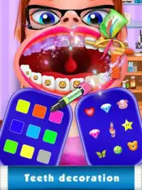 Nerdy Mädchen Zahnarzt Arzt Spiel Screen Shot 3