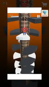 Spiral Man Helix Jump 3D Screen Shot 3