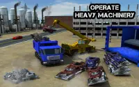 Wrecked Truck Crusher Crane 3D Screen Shot 14
