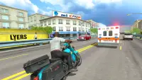 City Traffic Moto Rider Screen Shot 0