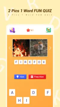 2 Pics 1 Word Fun Quiz Screen Shot 11