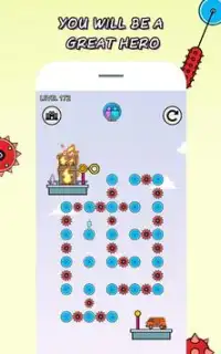 Rope Heroes- Fire rope rescue！ Screen Shot 1