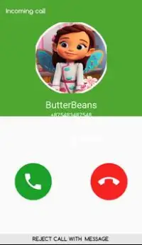 ButterBeans Cafe Fake Call and Chat Screen Shot 2
