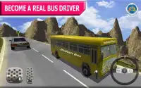 autobús juegos: colegio autobús deber conductor 3d Screen Shot 0