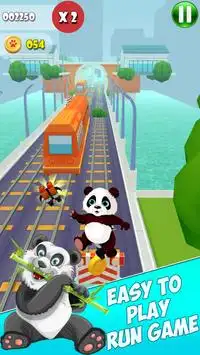 Little Legend Panda Jungle Run Screen Shot 0