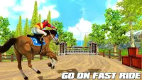 Horse Riding Simulator 3D : Jockey Mobile Game Screen Shot 5