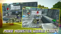 Poke Monster World Block Artisanat Screen Shot 0