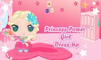 Power Princess girls Dress Up Screen Shot 0