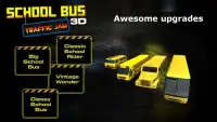 Школьный автобус пробка 3D Screen Shot 1
