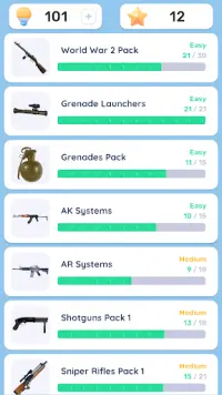 Weapon Quiz: Guns & Ammunition Screen Shot 1