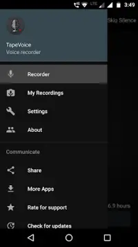 Smart Recorder , Voice Recorder - TapeVoice Screen Shot 7