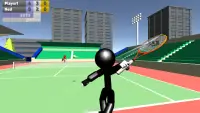 Stickman Tennis 3D Screen Shot 1