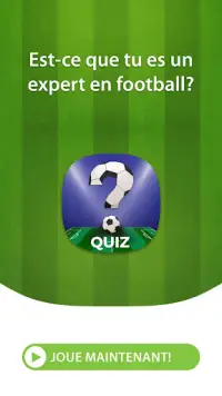 Quiz Football - Jeu de trivia Screen Shot 0