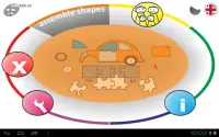 Assemble shapes free for kids Screen Shot 0
