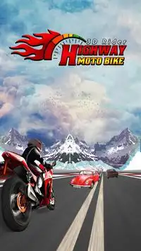 Велосипед Highway Moto Bike 3D Rider Screen Shot 0