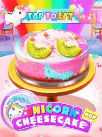 Unicorn Cheesecake Maker - Cooking Games for Girls Screen Shot 0