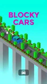 Blocky Road : Car Game Screen Shot 3