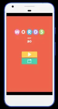 Word games free find the five letters anagram:2019 Screen Shot 0