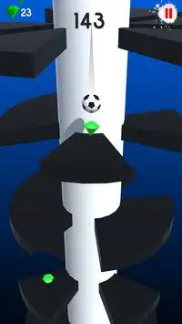 helix extreme- juego de saltar la pelota de rebote Screen Shot 0