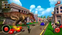 Dinosaur Game Rampage Lungsod Screen Shot 0