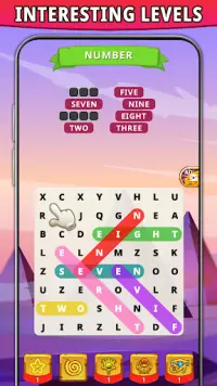 Word search : word games Screen Shot 1