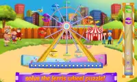 Roller Coaster Ferris Wheel Simulator-Kid Carnival Screen Shot 3