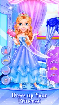 Little Ice Queen Princess Beauty Triplet Salon Screen Shot 5