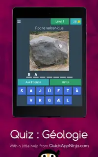 Quiz : Géologie Screen Shot 6
