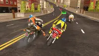 Road Rash Rider: Permainan Perlumbaan Basikal Screen Shot 1