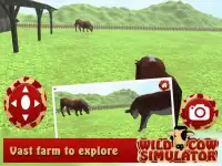Wild Cow Permainan Simulator Screen Shot 4