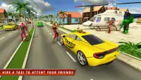 Superhero Taxi Driver Pro Game Screen Shot 0