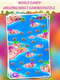 Blast Candies in World Candy: Free Match 3 Puzzle Screen Shot 2