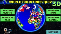 World Map Quiz: Coutries, Capi Screen Shot 0