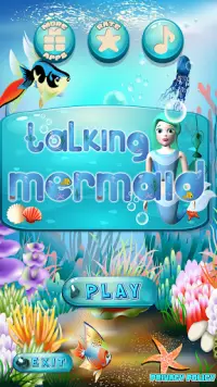 Talking Mermaid Screen Shot 1